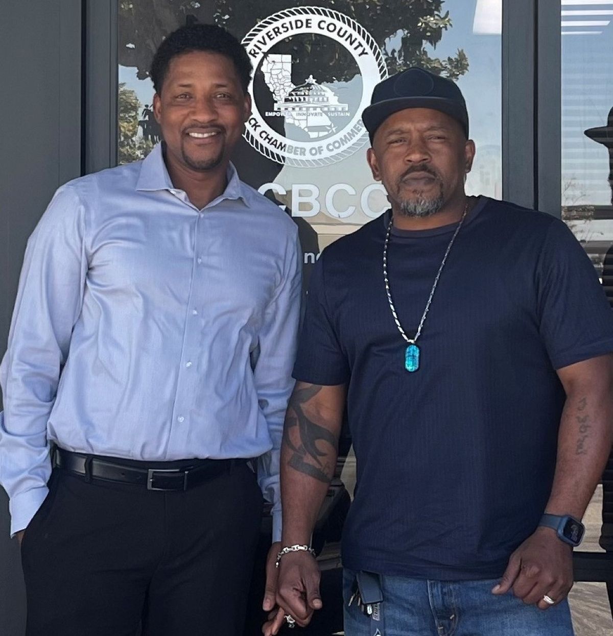 Donald of Beastmode Entertainment with an FCC representative